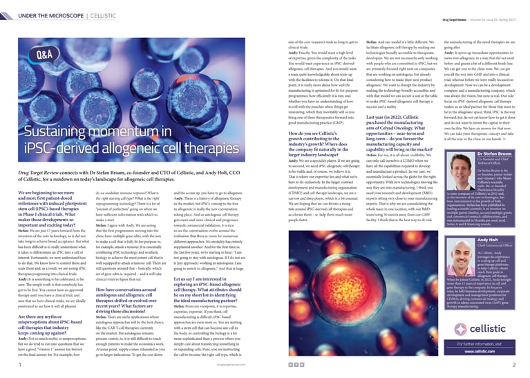 Sustaining momentum in iPSC-derived allogeneic cell therapies