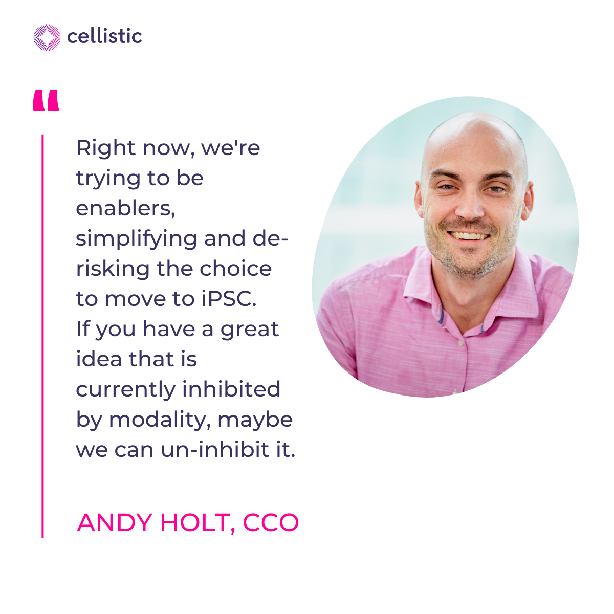 The value of capability in allogeneic cell therapy: an interview with Andy Holt