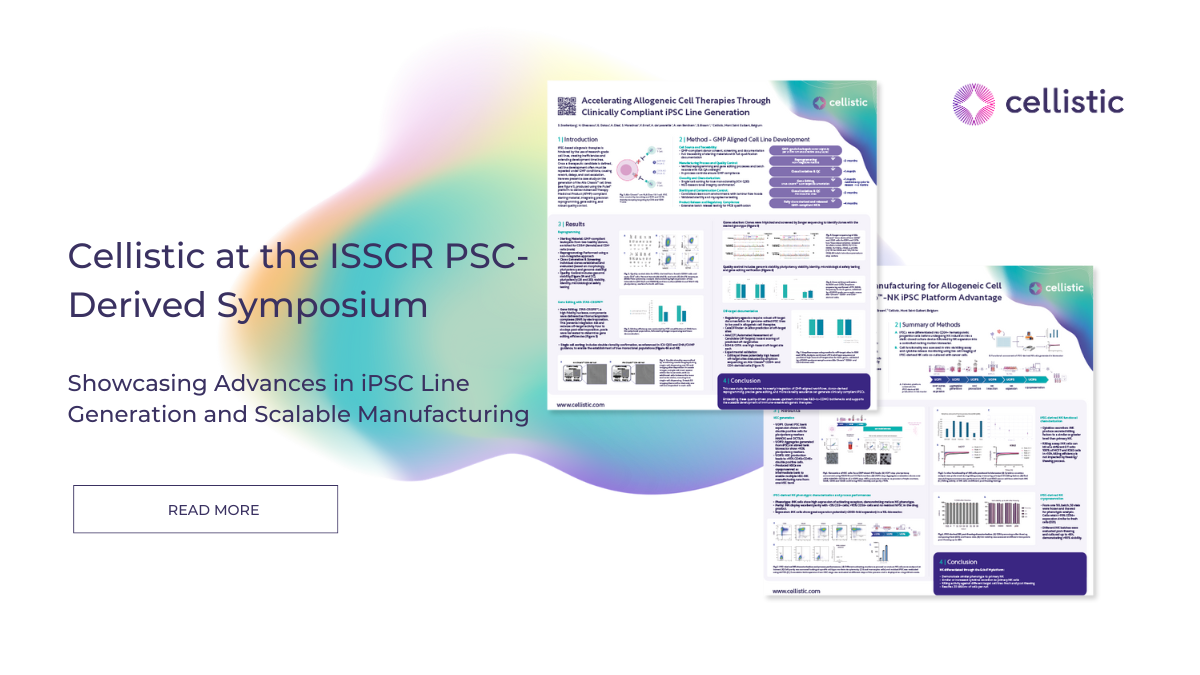 Cellistic at the ISSCR PSC-Derived Symposium